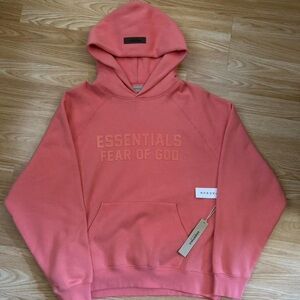 Essentials Hoodie Coral